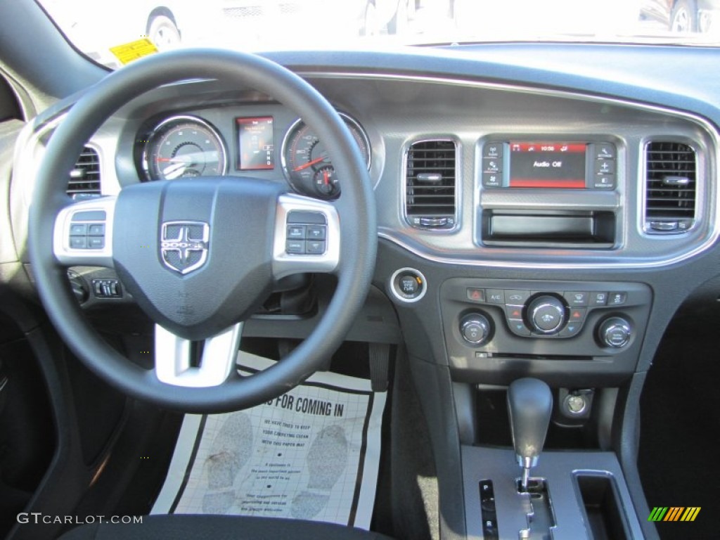 2012 Dodge Charger SE Black Dashboard Photo #56192888