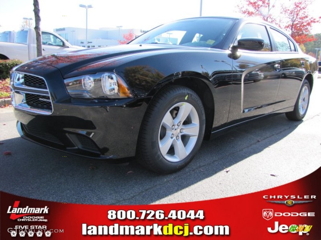 2012 Charger SE - Pitch Black / Black photo #1