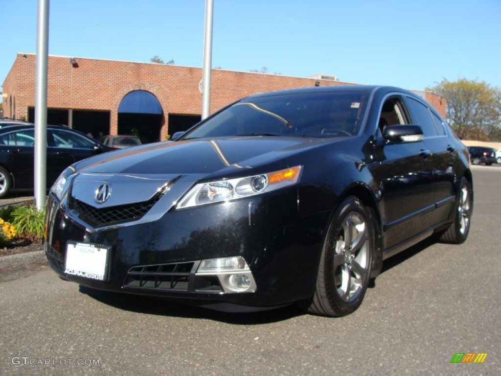 2011 TL 3.7 SH-AWD Technology - Crystal Black Pearl / Ebony Black photo #1