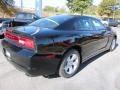 2012 Pitch Black Dodge Charger SE  photo #3