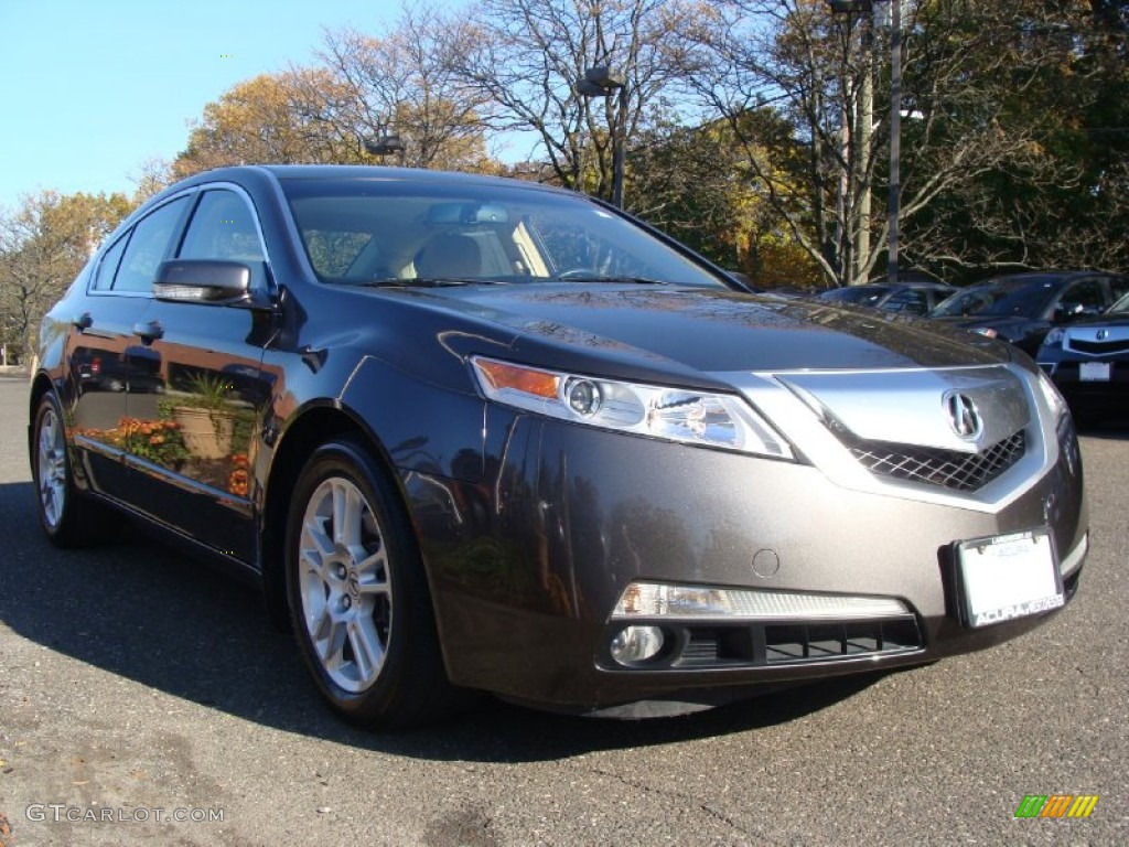 2009 TL 3.5 - Grigio Gray Metallic / Parchment photo #3