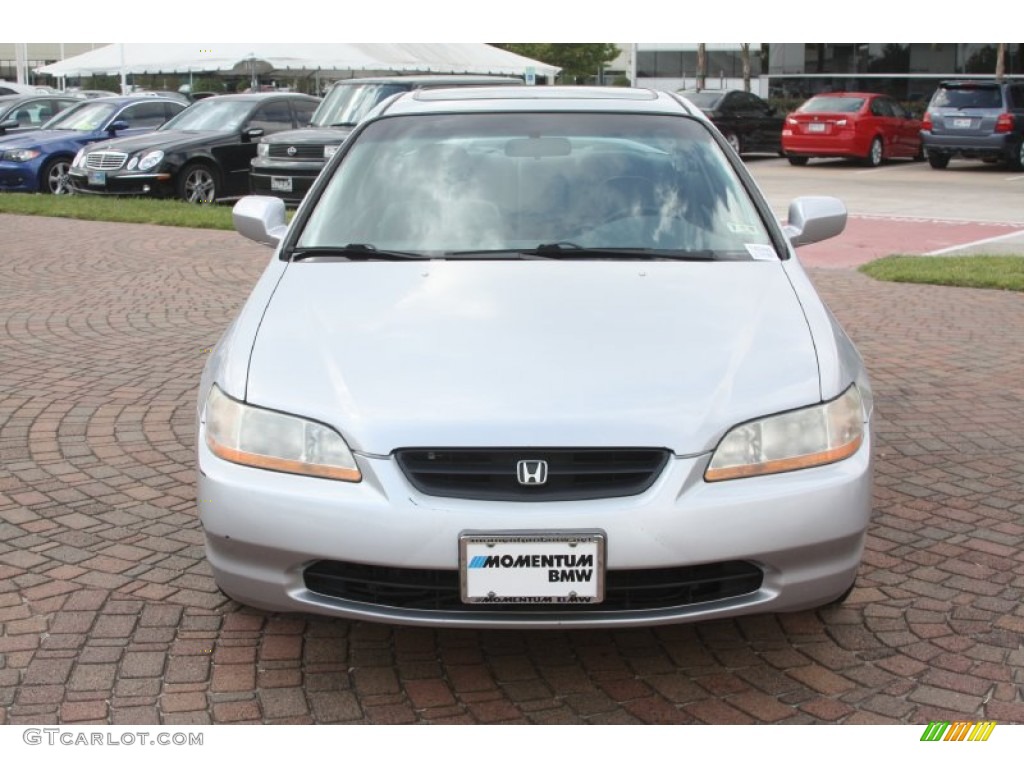 2000 Accord EX V6 Coupe - Satin Silver Metallic / Charcoal photo #2