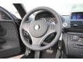 Black 2012 BMW 1 Series 135i Convertible Steering Wheel
