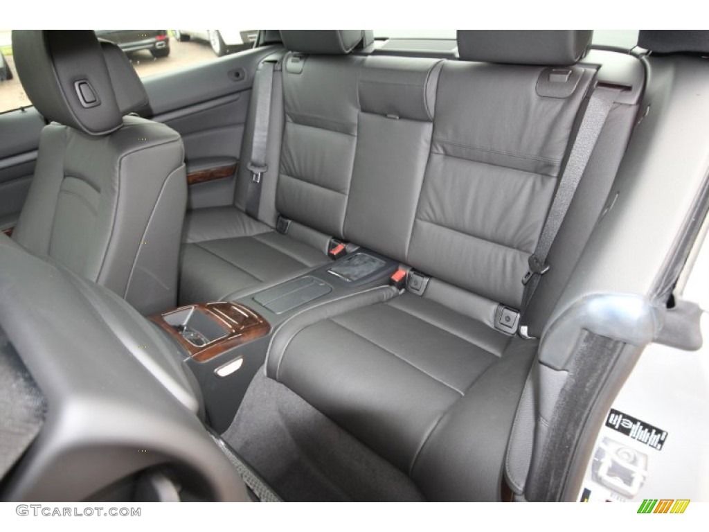 Black Interior 2012 BMW 3 Series 335i Convertible Photo #56195228