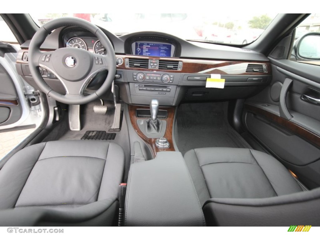 2012 BMW 3 Series 335i Convertible Black Dashboard Photo #56195336
