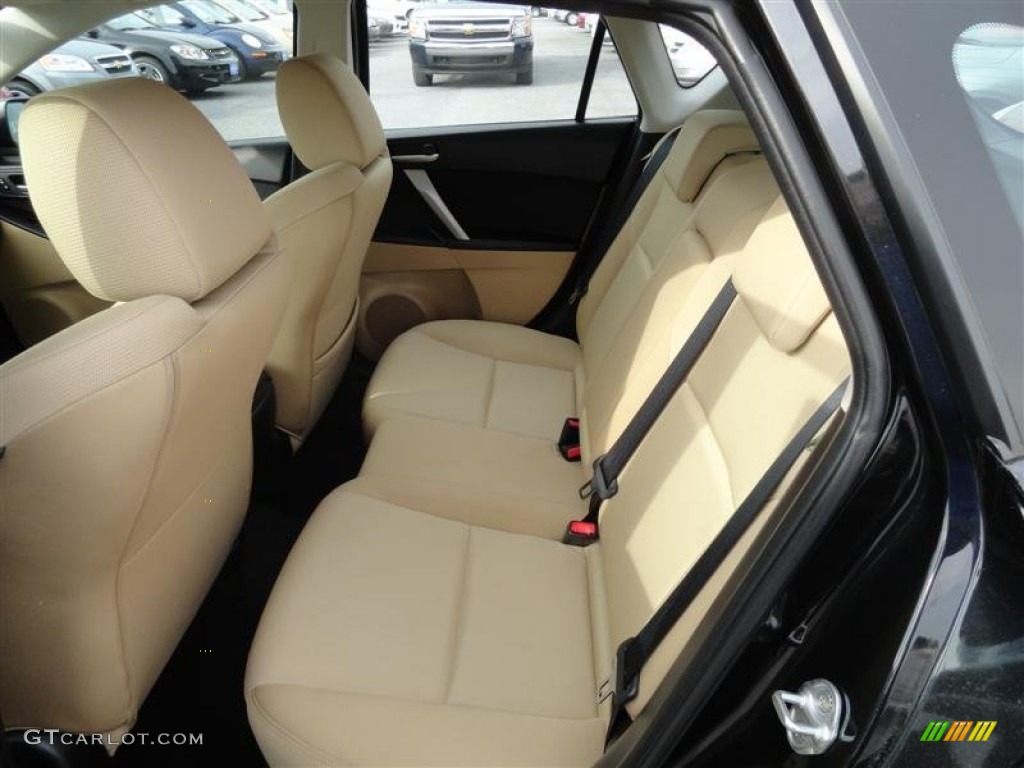 Dune Beige Interior 2010 Mazda MAZDA3 s Sport 5 Door Photo #56195933