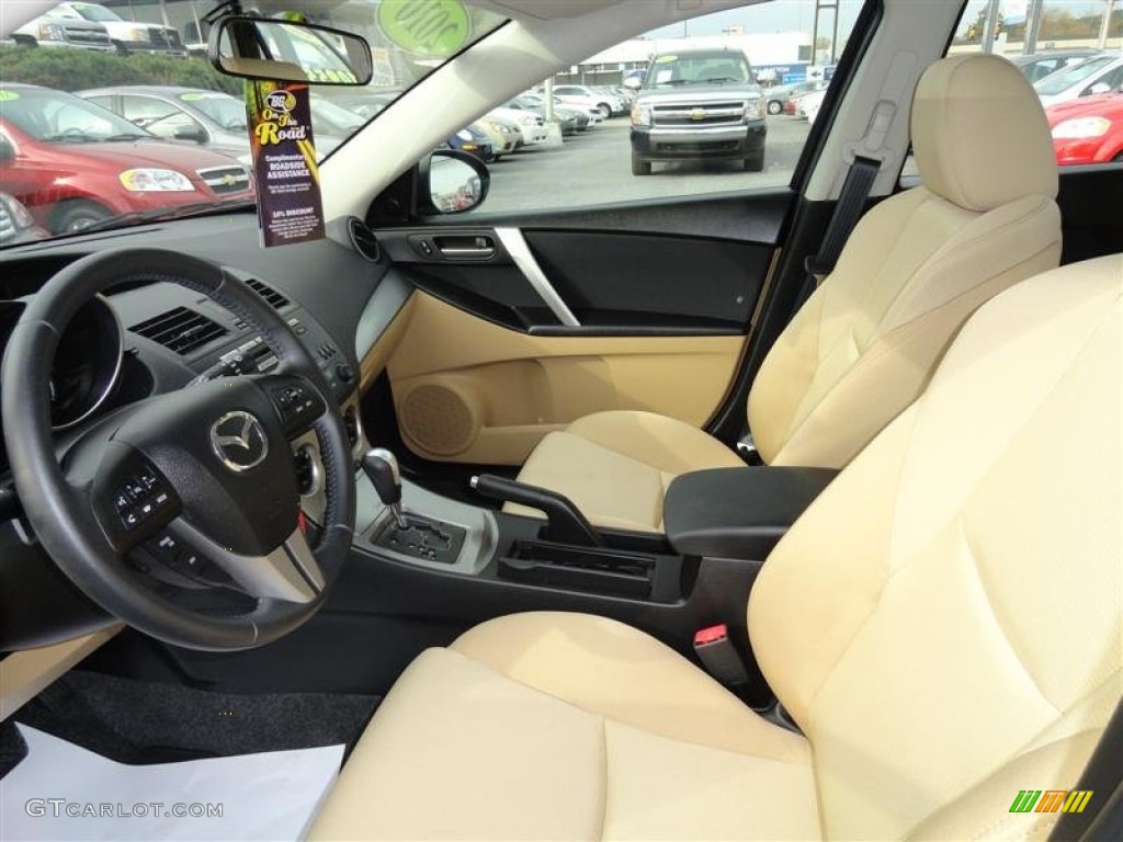 Dune Beige Interior 2010 Mazda MAZDA3 s Sport 5 Door Photo #56195942