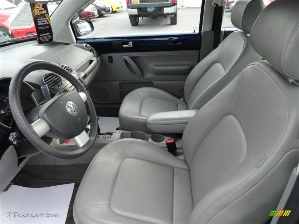 Grey Interior 2007 Volkswagen New Beetle 2.5 Coupe Photo #56196215