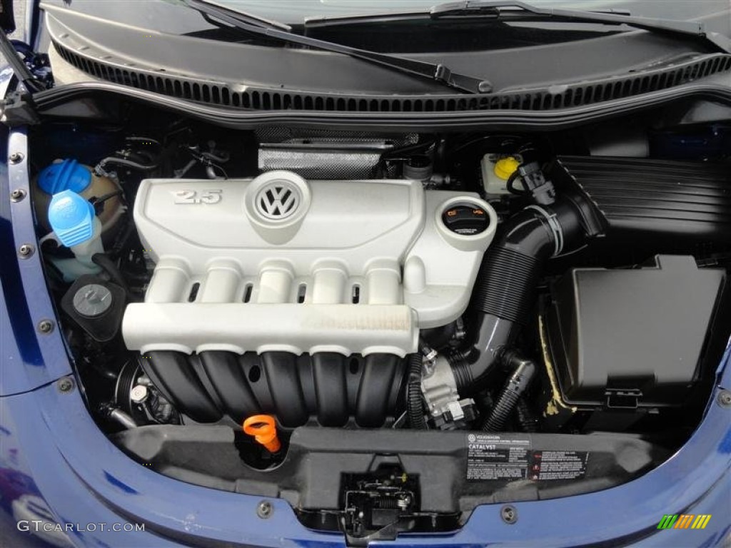 2007 Volkswagen New Beetle 2.5 Coupe 2.5 Liter DOHC 20 Valve 5 Cylinder Engine Photo #56196242