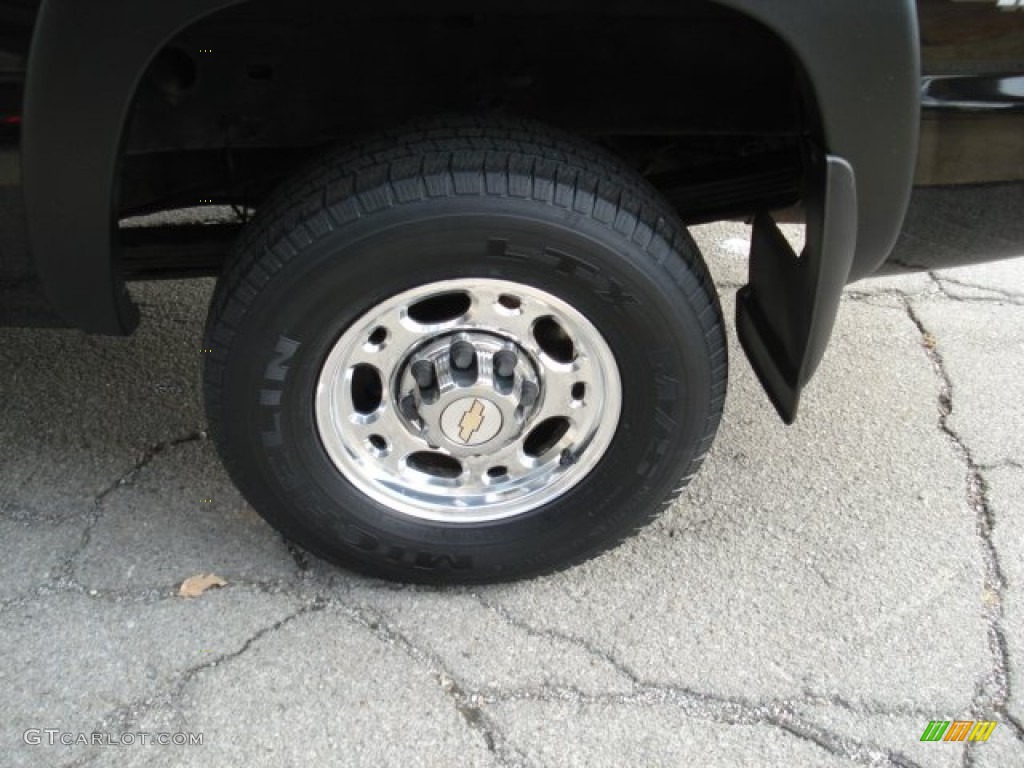 2002 Silverado 2500 LS Extended Cab 4x4 - Onyx Black / Graphite photo #12