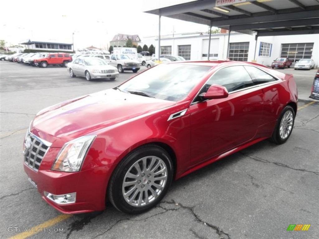 Crystal Red Tintcoat 2012 Cadillac CTS Coupe Exterior Photo #56196476