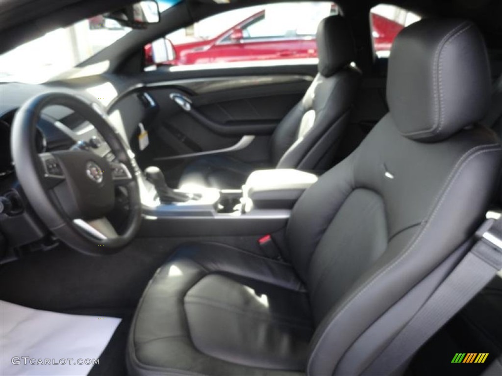 Ebony/Ebony Interior 2012 Cadillac CTS Coupe Photo #56196485