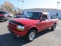 2000 Bright Red Ford Ranger Sport SuperCab  photo #5