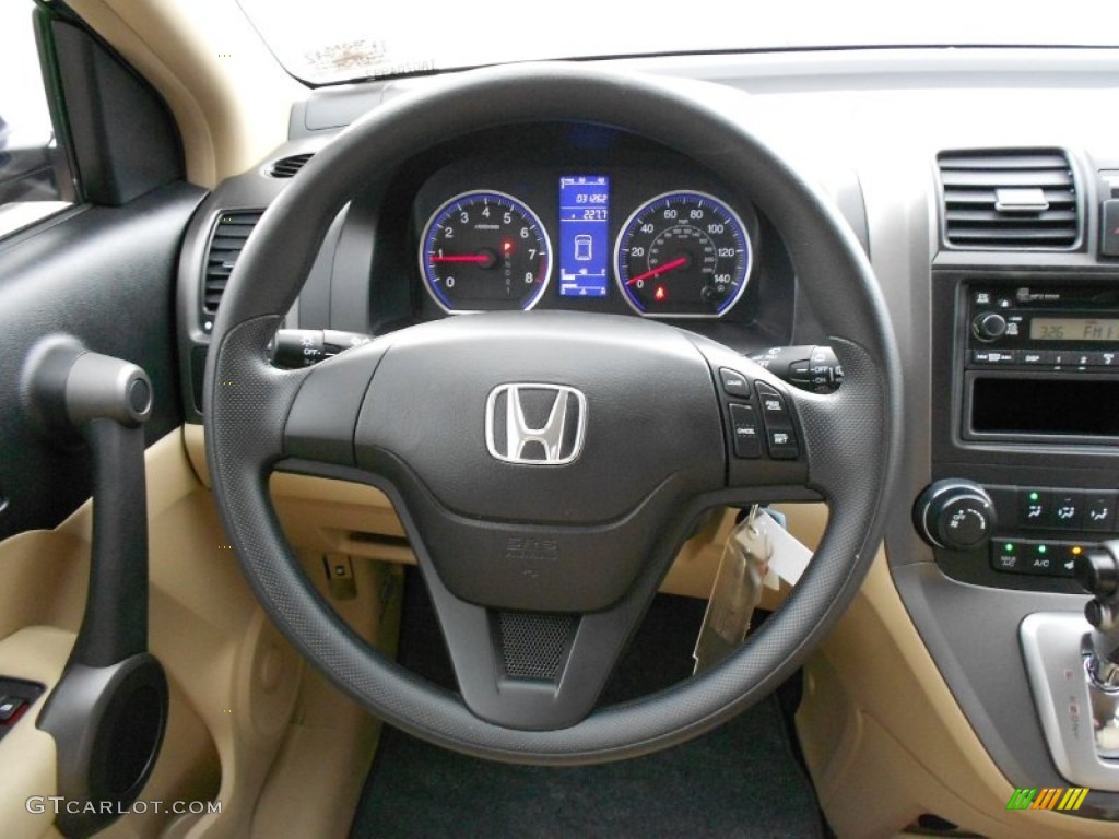 2010 Honda CR-V LX Ivory Steering Wheel Photo #56197637