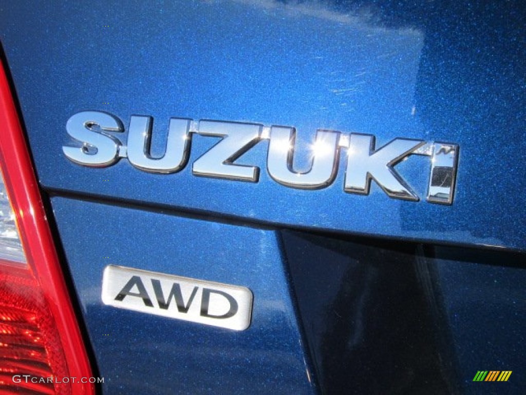 2010 Kizashi SE AWD - Deep Sea Blue Metallic / Beige photo #5