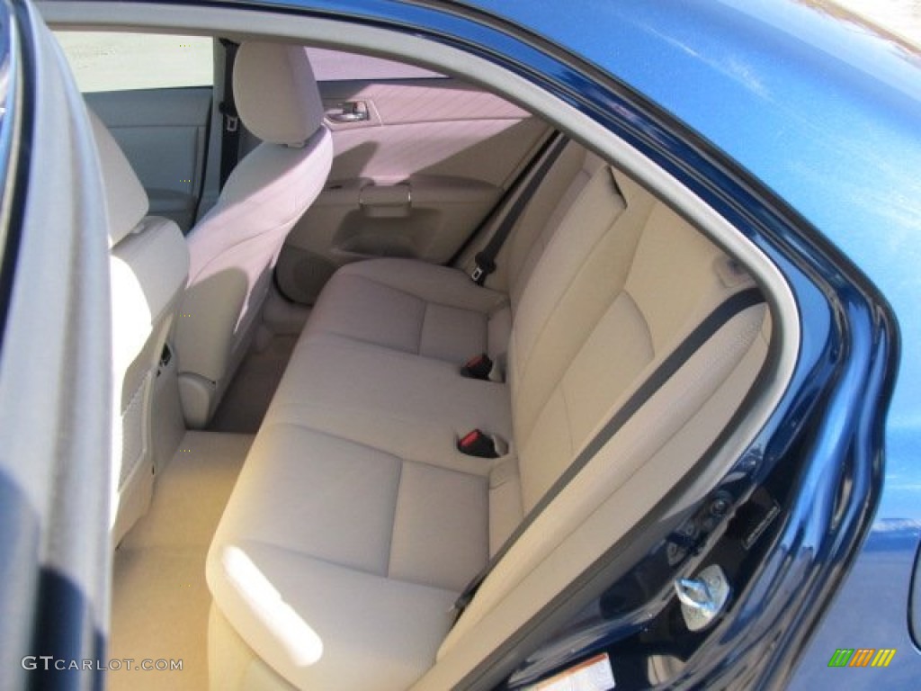 2010 Kizashi SE AWD - Deep Sea Blue Metallic / Beige photo #9