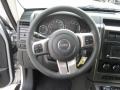 Dark Slate Gray 2012 Jeep Liberty Jet 4x4 Steering Wheel
