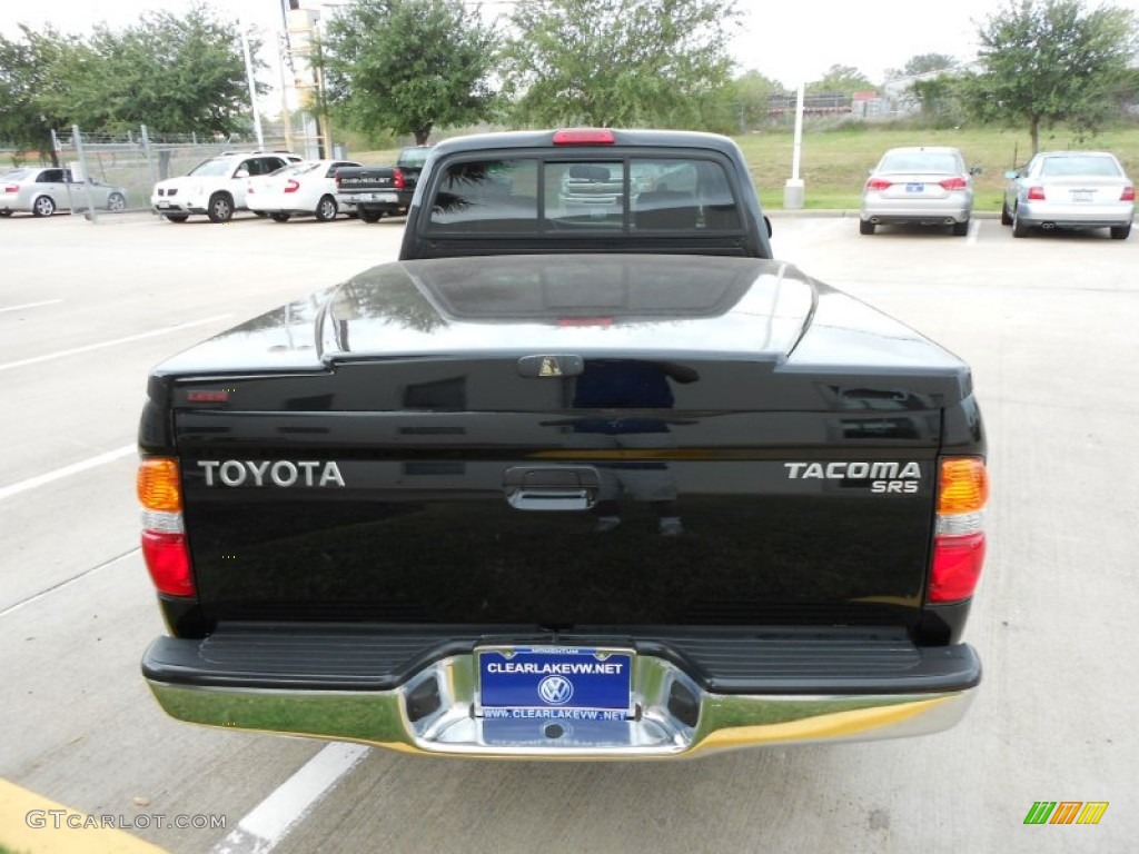 2004 Tacoma SR5 Xtracab - Black Sand Pearl / Oak photo #6