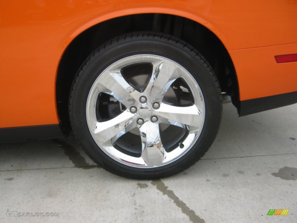 2012 Challenger SXT - Header Orange / Dark Slate Gray photo #17