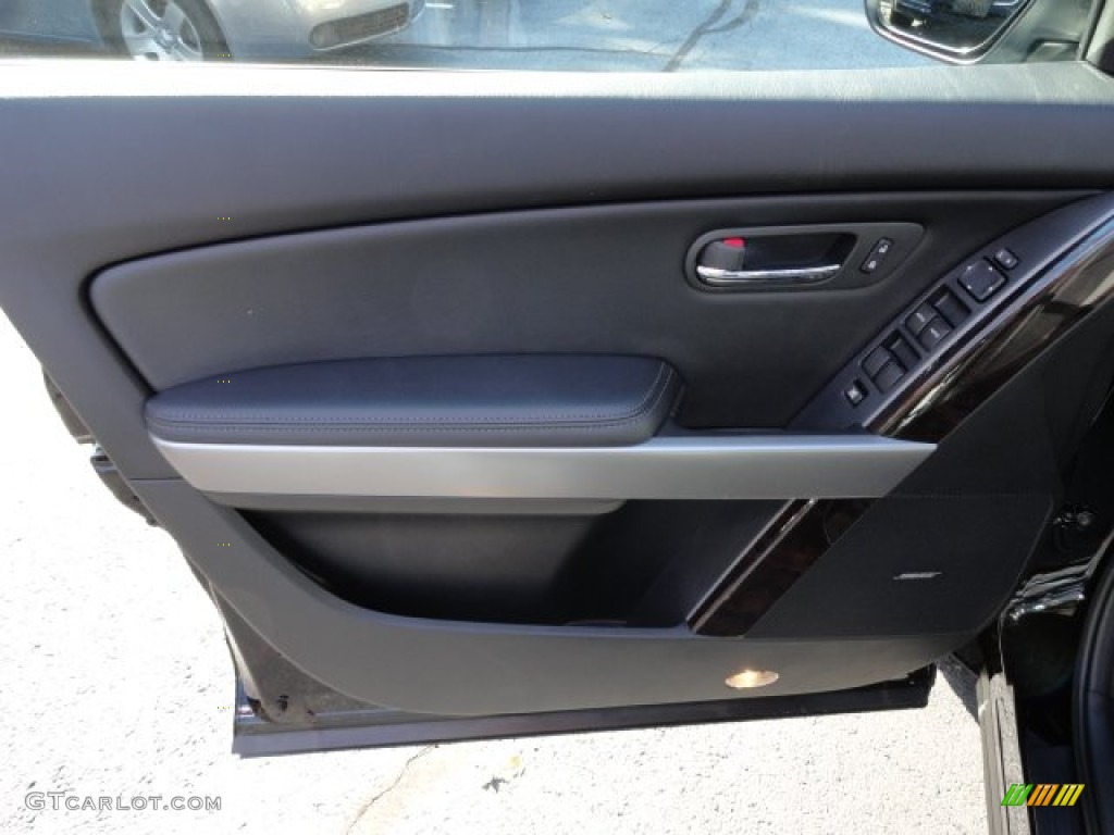 2012 Mazda CX-9 Touring AWD Black Door Panel Photo #56200352