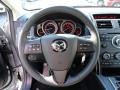 2012 Mazda CX-9 Black Interior Steering Wheel Photo