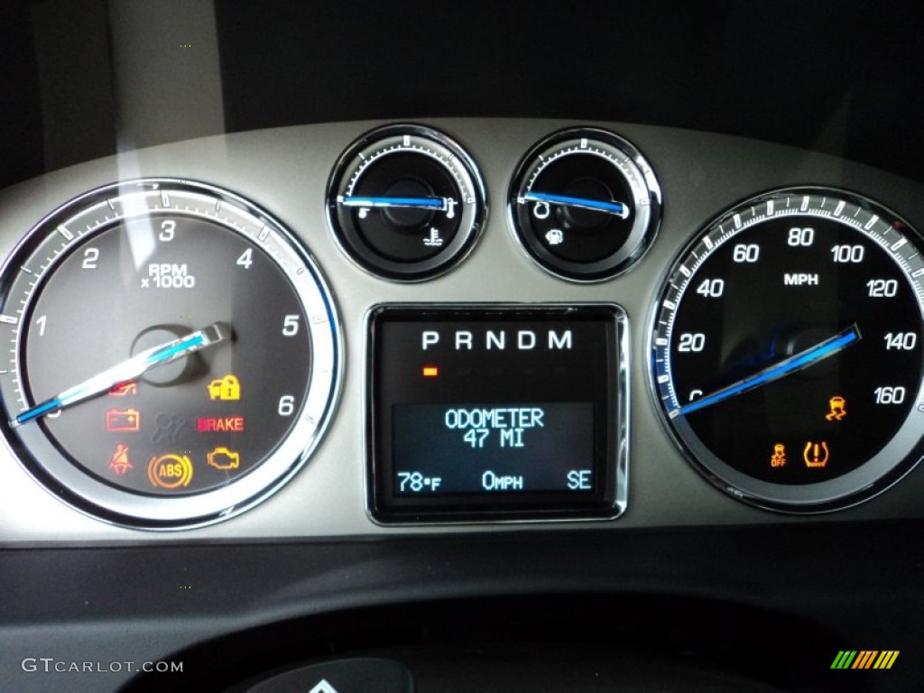 2012 Cadillac Escalade ESV Luxury Gauges Photo #56201273