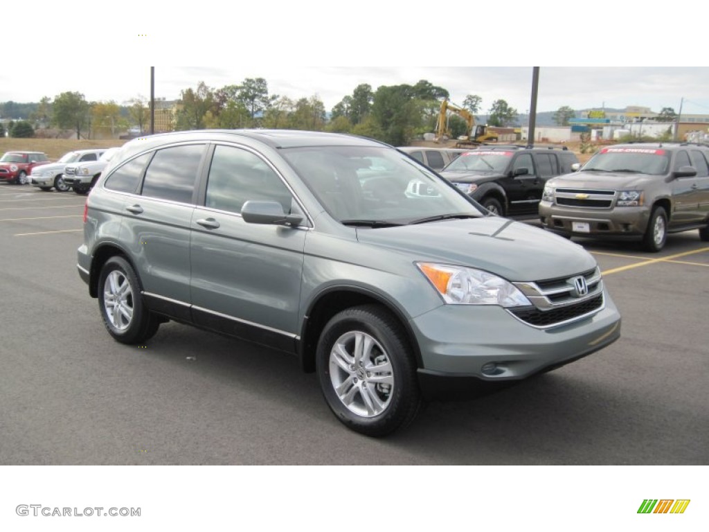 2011 CR-V EX-L - Opal Sage Metallic / Ivory photo #7