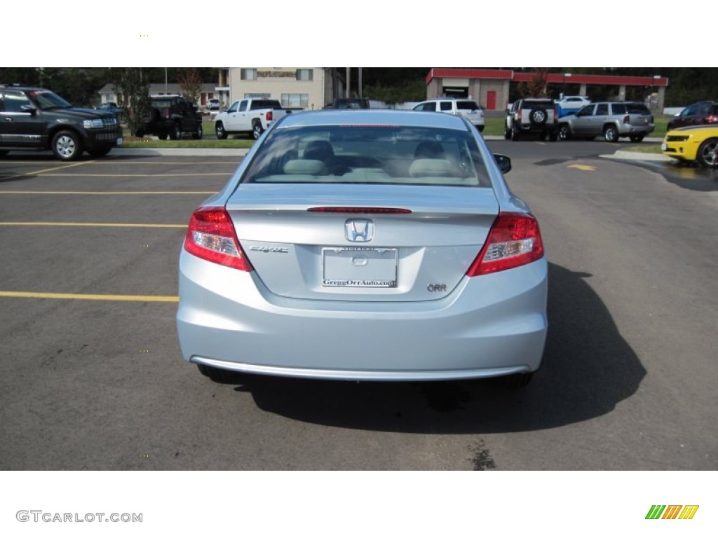 2012 Civic EX Coupe - Cool Mist Metallic / Gray photo #4