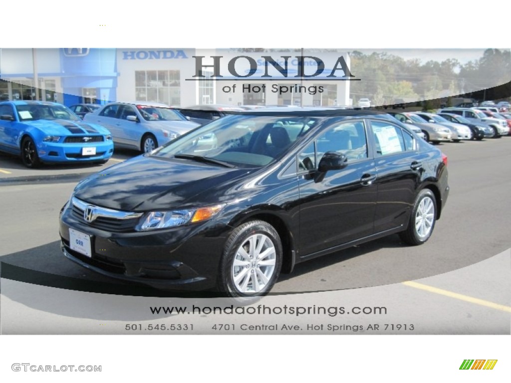 Crystal Black Pearl Honda Civic