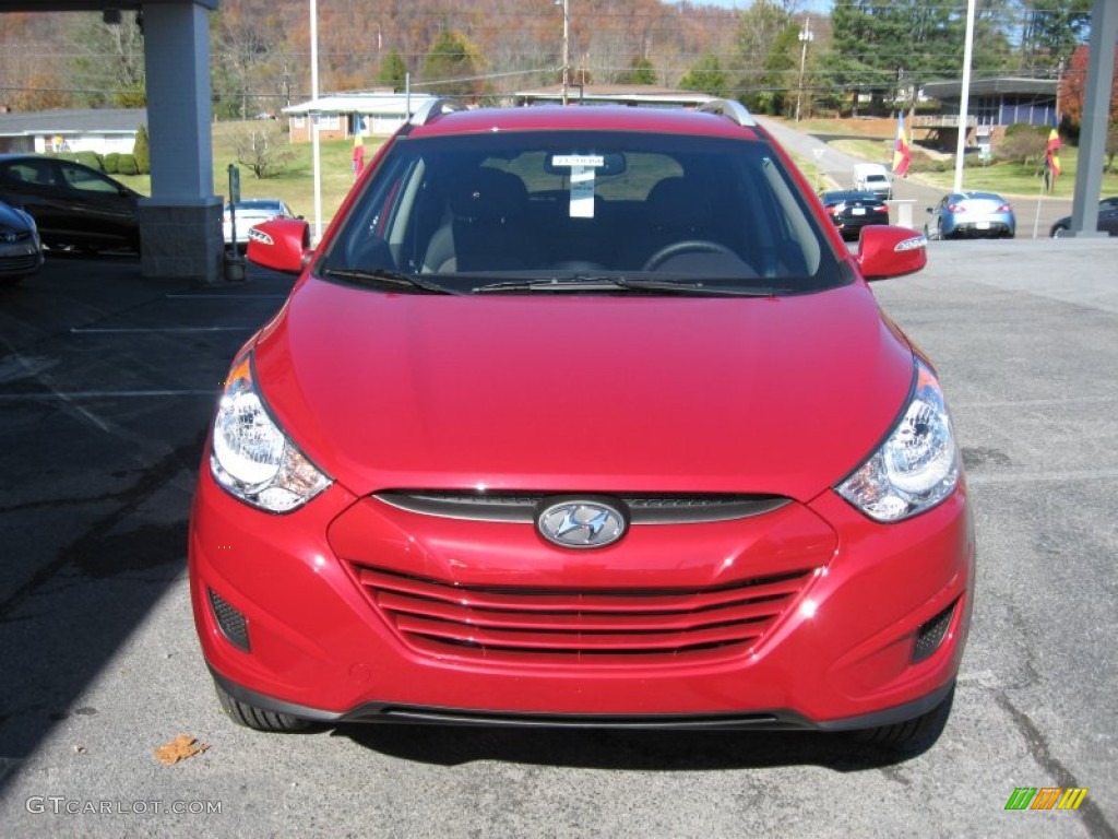 Garnet Red 2012 Hyundai Tucson GLS AWD Exterior Photo #56203325