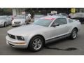 2005 Satin Silver Metallic Ford Mustang V6 Premium Coupe  photo #1