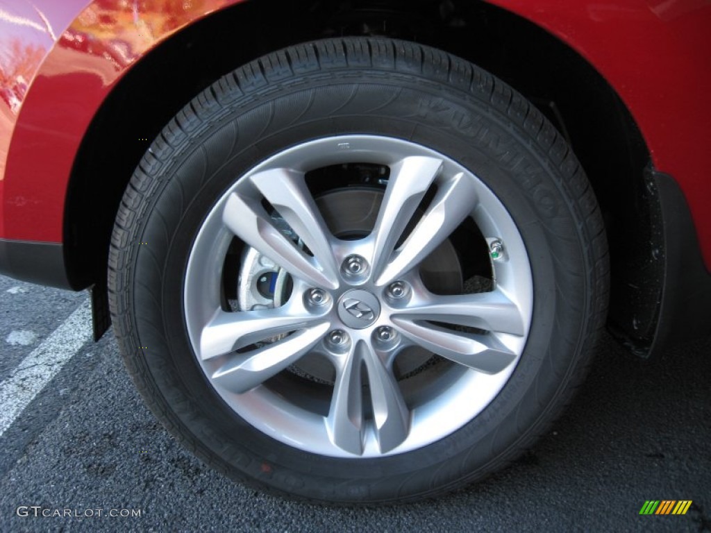 2012 Hyundai Tucson GLS AWD Wheel Photo #56203391