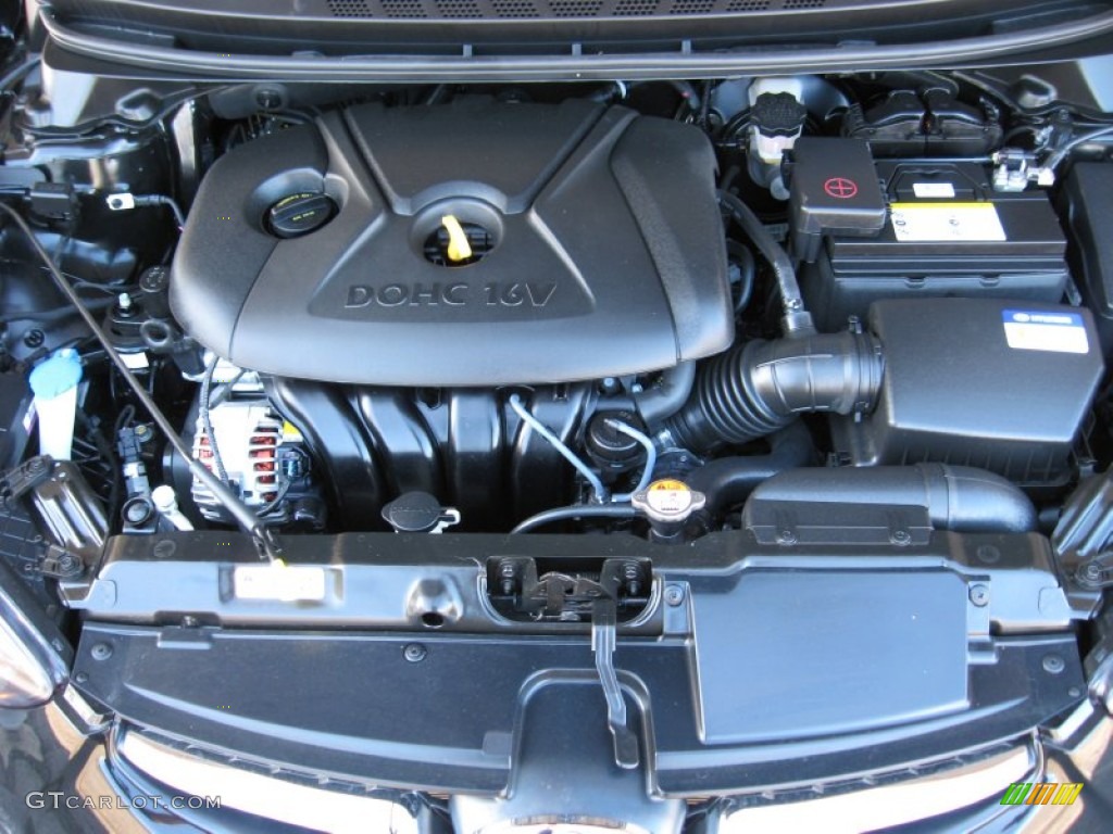 2012 Elantra Limited - Black Noir Pearl / Beige photo #9