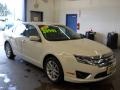 2011 White Suede Ford Fusion SEL V6  photo #18