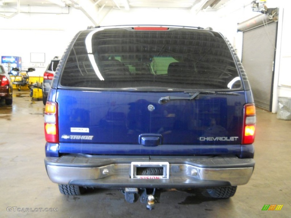 2002 Tahoe LT 4x4 - Indigo Blue Metallic / Tan/Neutral photo #20