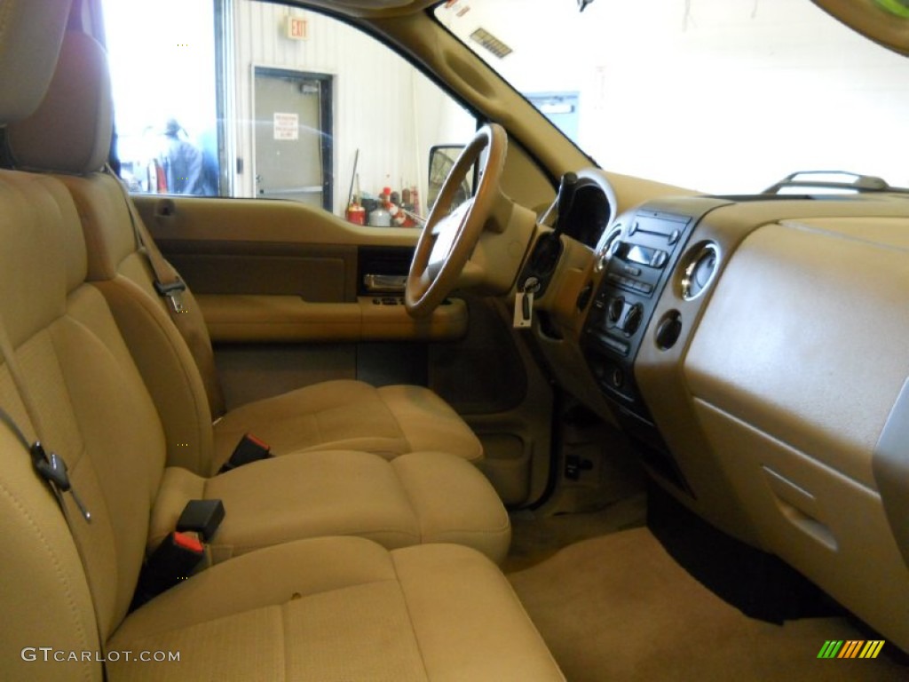 2006 F150 XLT SuperCab 4x4 - Oxford White / Tan photo #25
