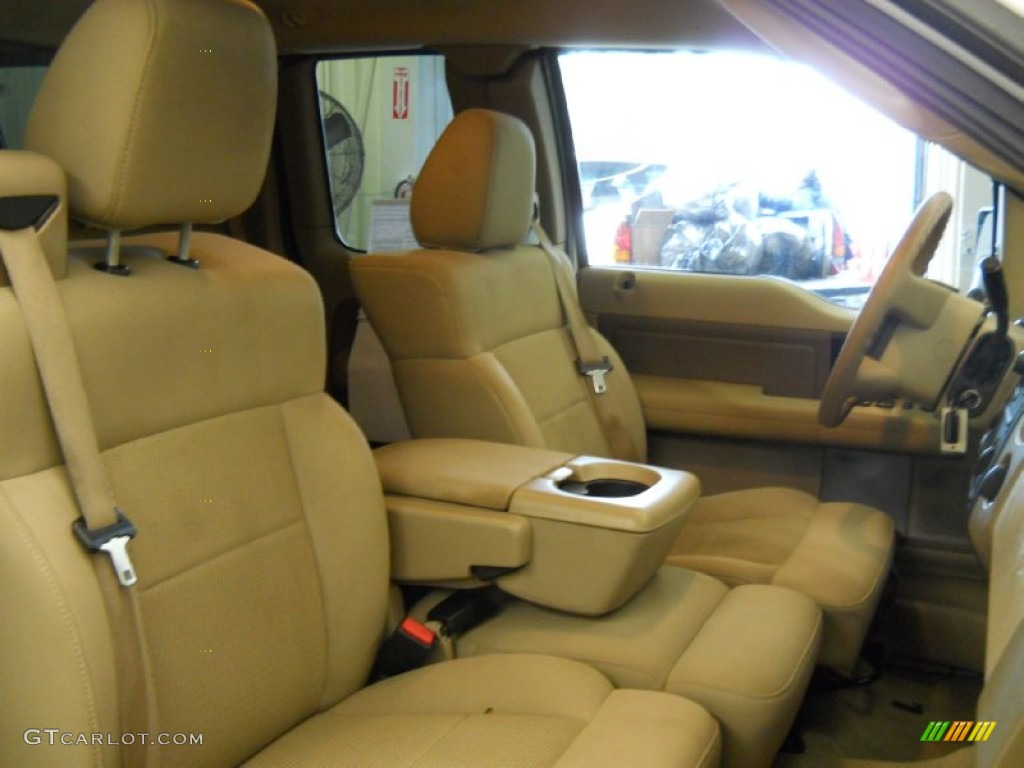 2006 F150 XLT SuperCab 4x4 - Oxford White / Tan photo #26