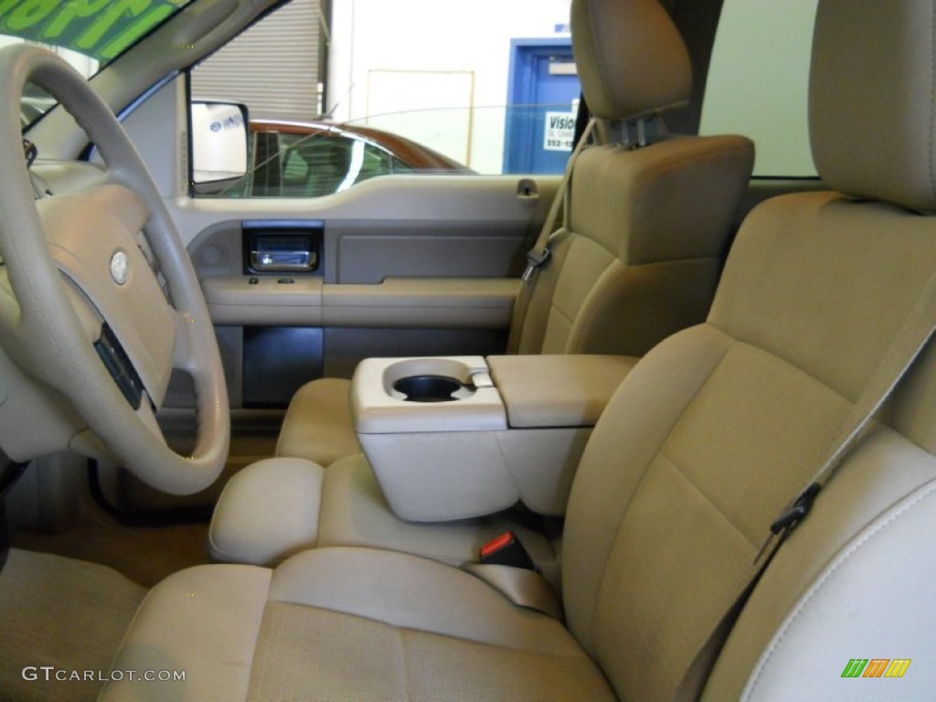 2006 F150 XLT SuperCab 4x4 - Oxford White / Tan photo #29
