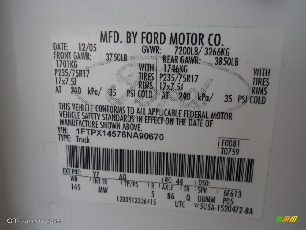 2006 F150 XLT SuperCab 4x4 - Oxford White / Tan photo #31
