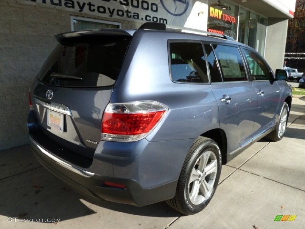 2012 Highlander Limited 4WD - Shoreline Blue Pearl / Sand Beige photo #2