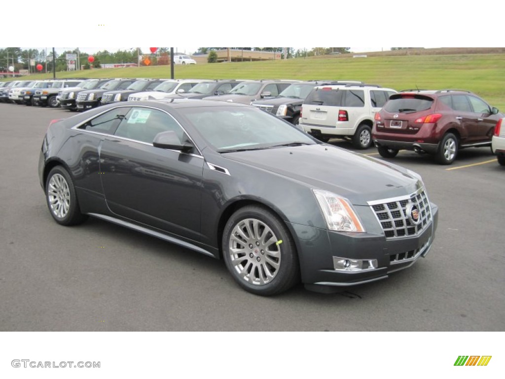 Thunder Gray ChromaFlair 2012 Cadillac CTS Coupe Exterior Photo #56206187