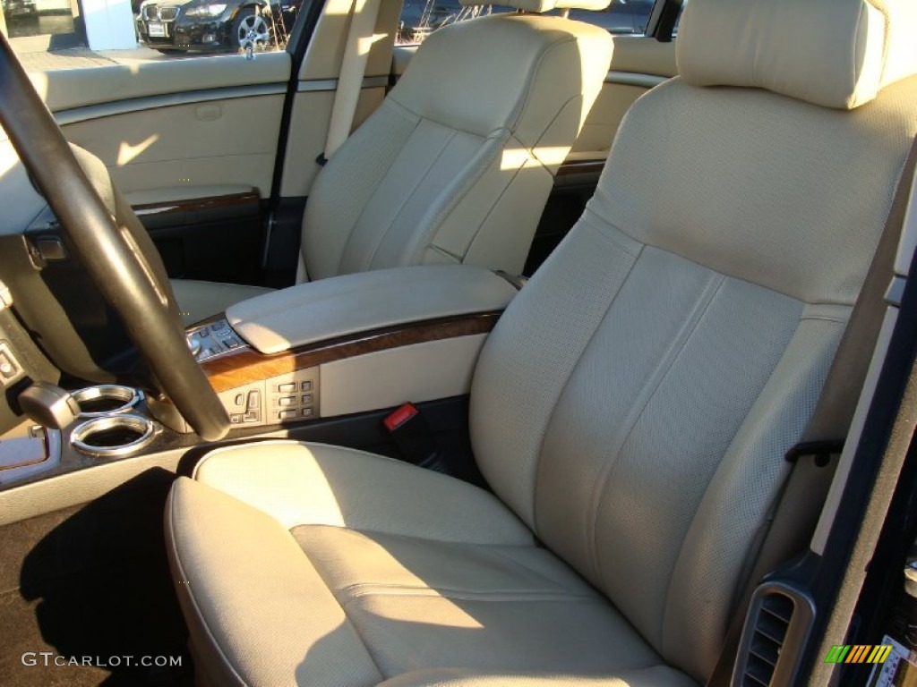 2006 7 Series 750Li Sedan - Monaco Blue Metallic / Basalt Grey/Flannel Grey photo #11