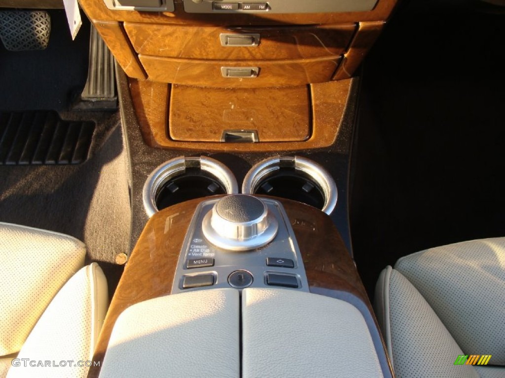 2006 7 Series 750Li Sedan - Monaco Blue Metallic / Basalt Grey/Flannel Grey photo #14