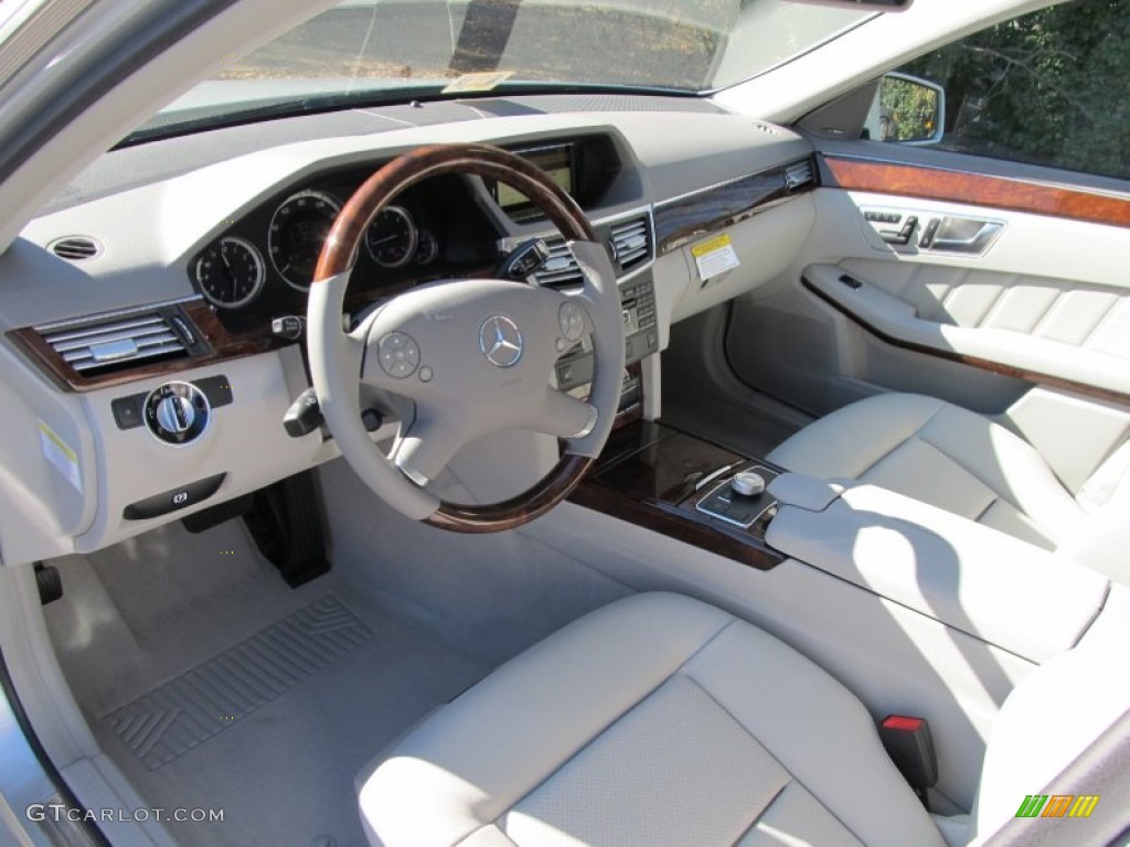 Ash/Dark Grey Interior 2012 Mercedes-Benz E 350 BlueTEC Sedan Photo #56206784