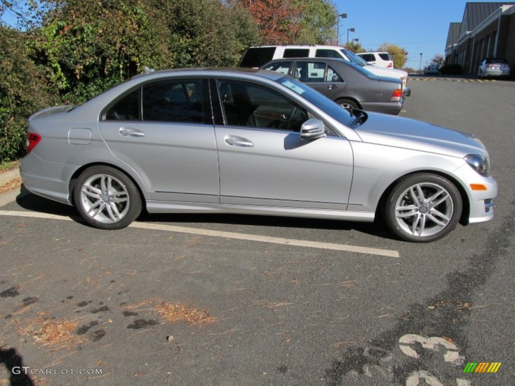Iridium Silver Metallic 2012 Mercedes-Benz C 300 Sport 4Matic Exterior Photo #56206859