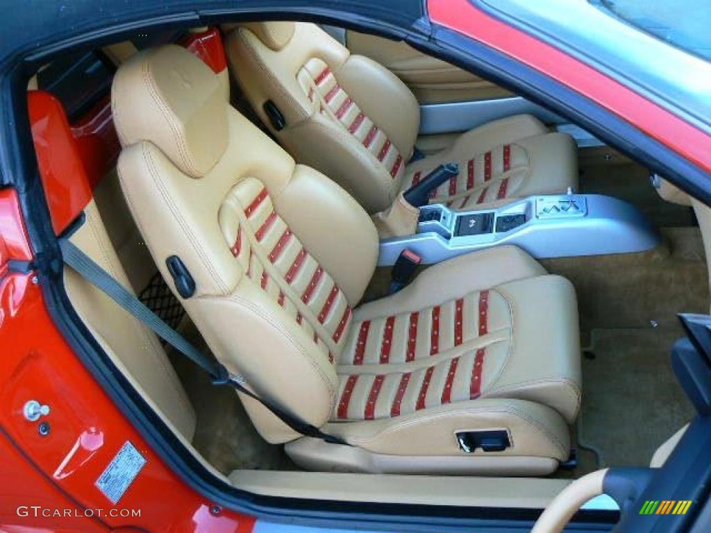 Tan Interior 2003 Ferrari 360 Spider F1 Photo #5620727