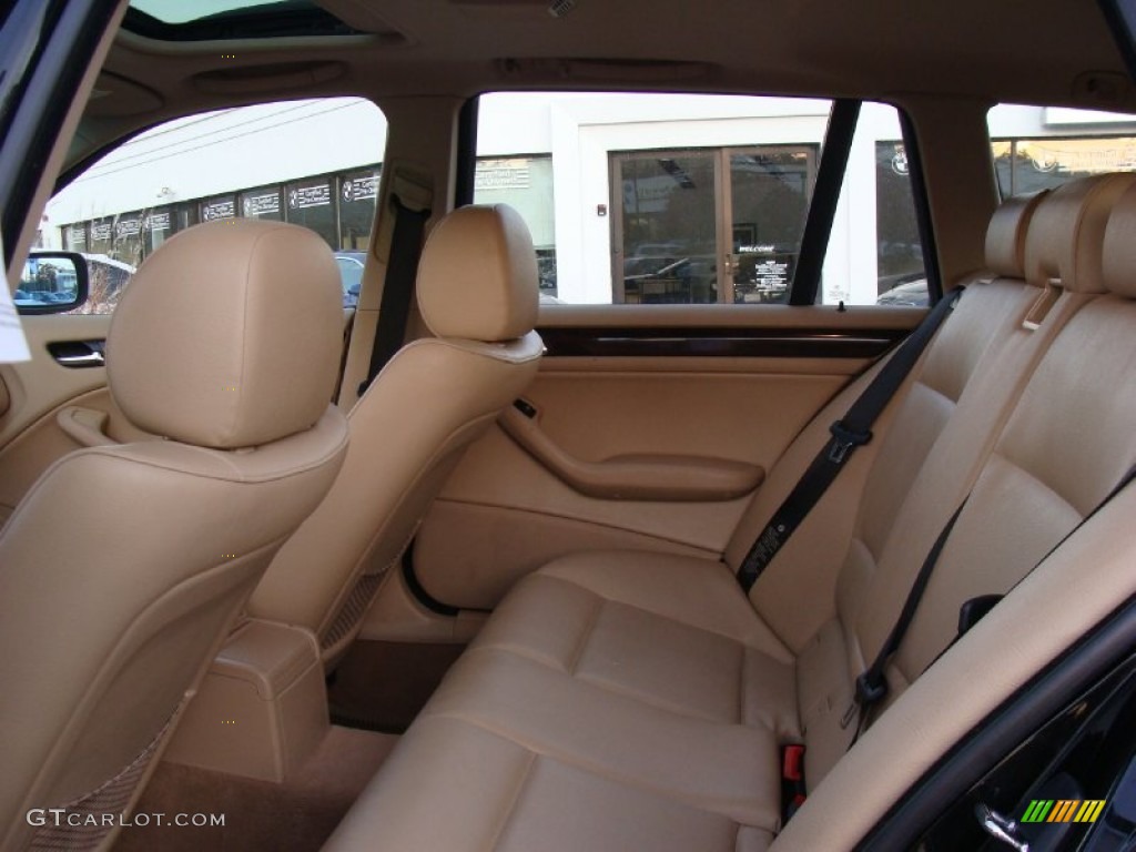 2004 3 Series 325xi Wagon - Black Sapphire Metallic / Sand photo #8
