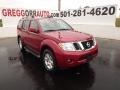 2011 Red Brick Nissan Pathfinder S  photo #1