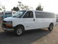 Summit White - Express 3500 15 Passenger Van Photo No. 3