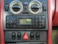 1999 Mercedes-Benz SLK Salsa Red Interior Audio System Photo